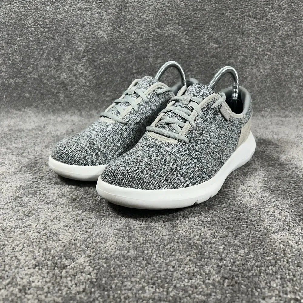 Kizik Madrid Eco-Knit Womens Size 8 Gray Hands Free Slip On Athletic Shoes Used